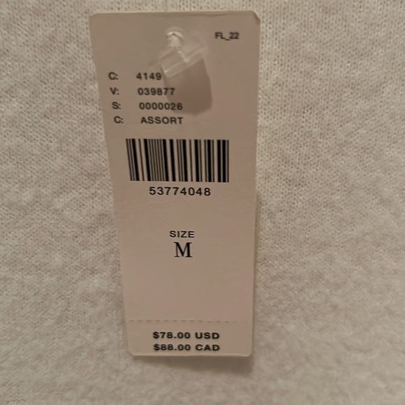 Anthropologie White Striped Sweater - Picture 2 of 4